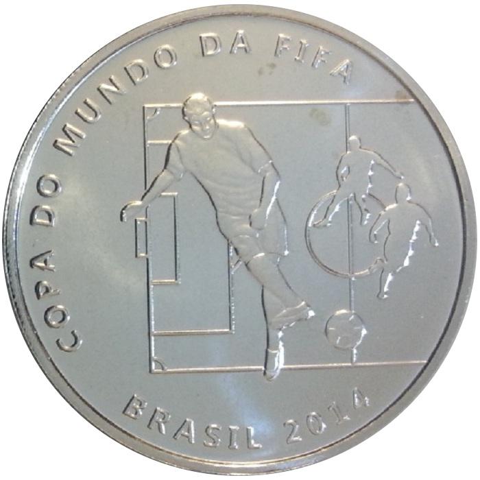 Coin 2 Reais (FIFA World Cup 2014 - Passing the Ball) Brasil undefined