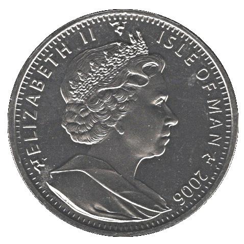 Coin Crown - Elizabeth II (Robert Cain) Ilha de Man undefined