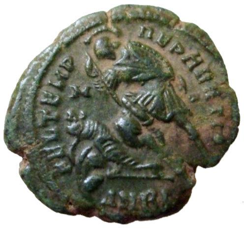 Coin ½ Maiorina - Constantius II (FEL TEMP REPARATIO; Antioch mint) Ancient Rome undefined