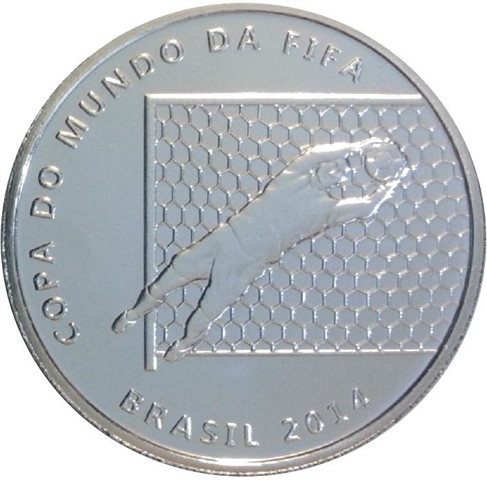 Coin 2 Reais (FIFA World Cup 2014 - Saving the Ball) Brasil undefined