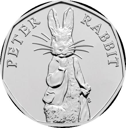 Coin 50 Pence - Elizabeth II (5th Portrait; Peter Rabbit) Reino Unido undefined