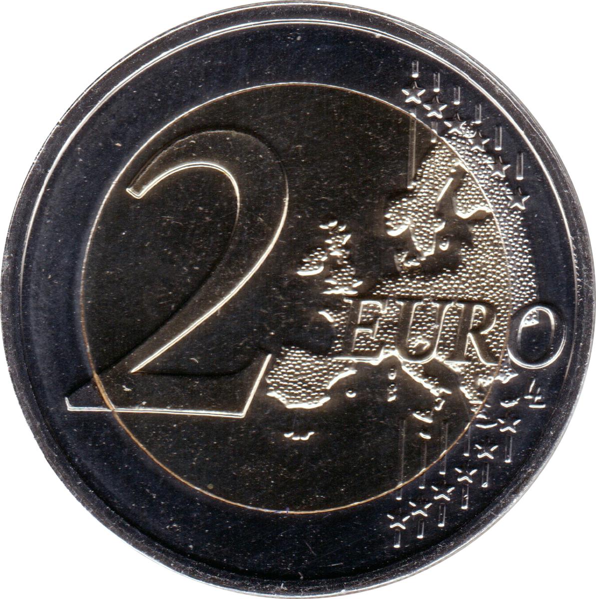 Coin 2 Euro (Bleuet de France; Colored) França undefined