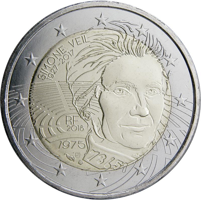 Coin 2 Euro (Simone Veil) França undefined