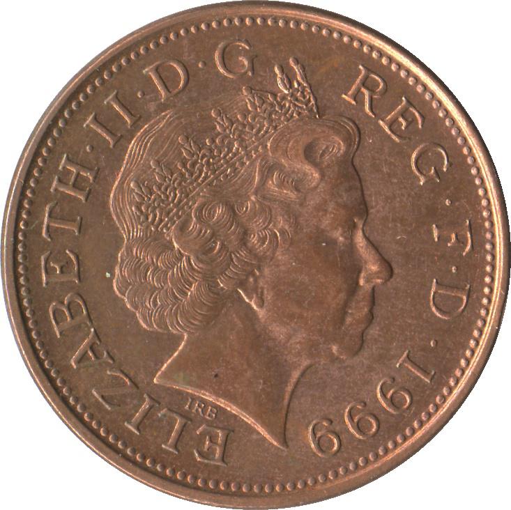 Coin 2 Pence - Elizabeth II (4th portrait; non-magnetic) Reino Unido undefined