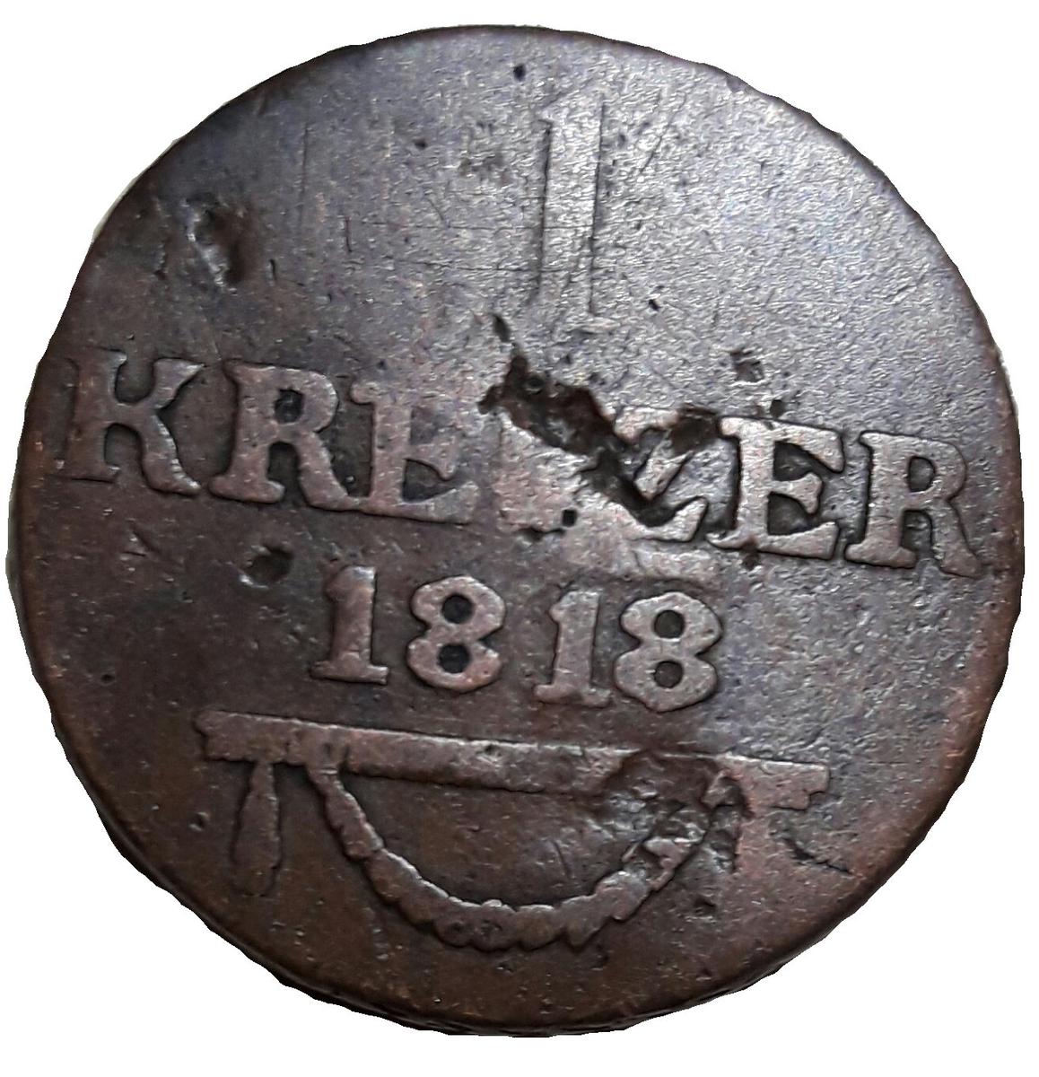 Coin 1 Kreuzer - Bernhard Erich Freund Alemanha undefined
