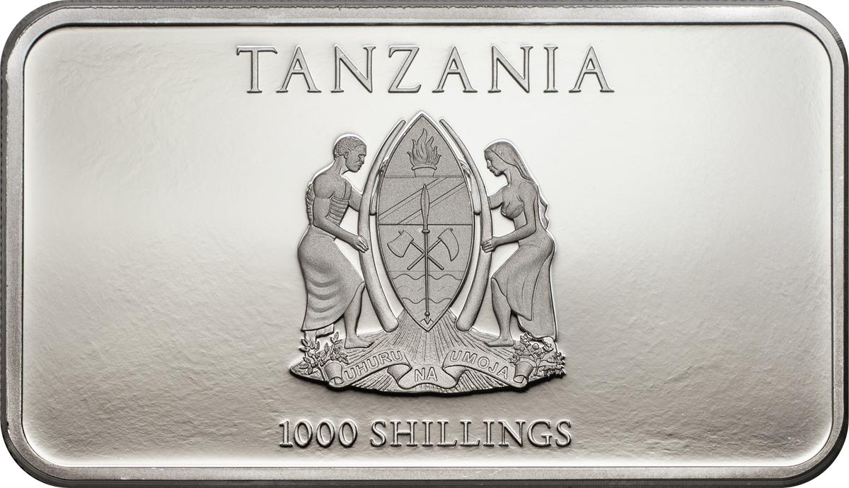 Coin 1000 Shillings (The Three Wise Monkeys) Tanzânia undefined