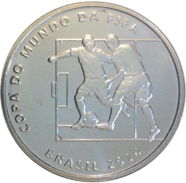 Coin 2 Reais (FIFA World Cup 2014 - Dribbling) Brasil undefined