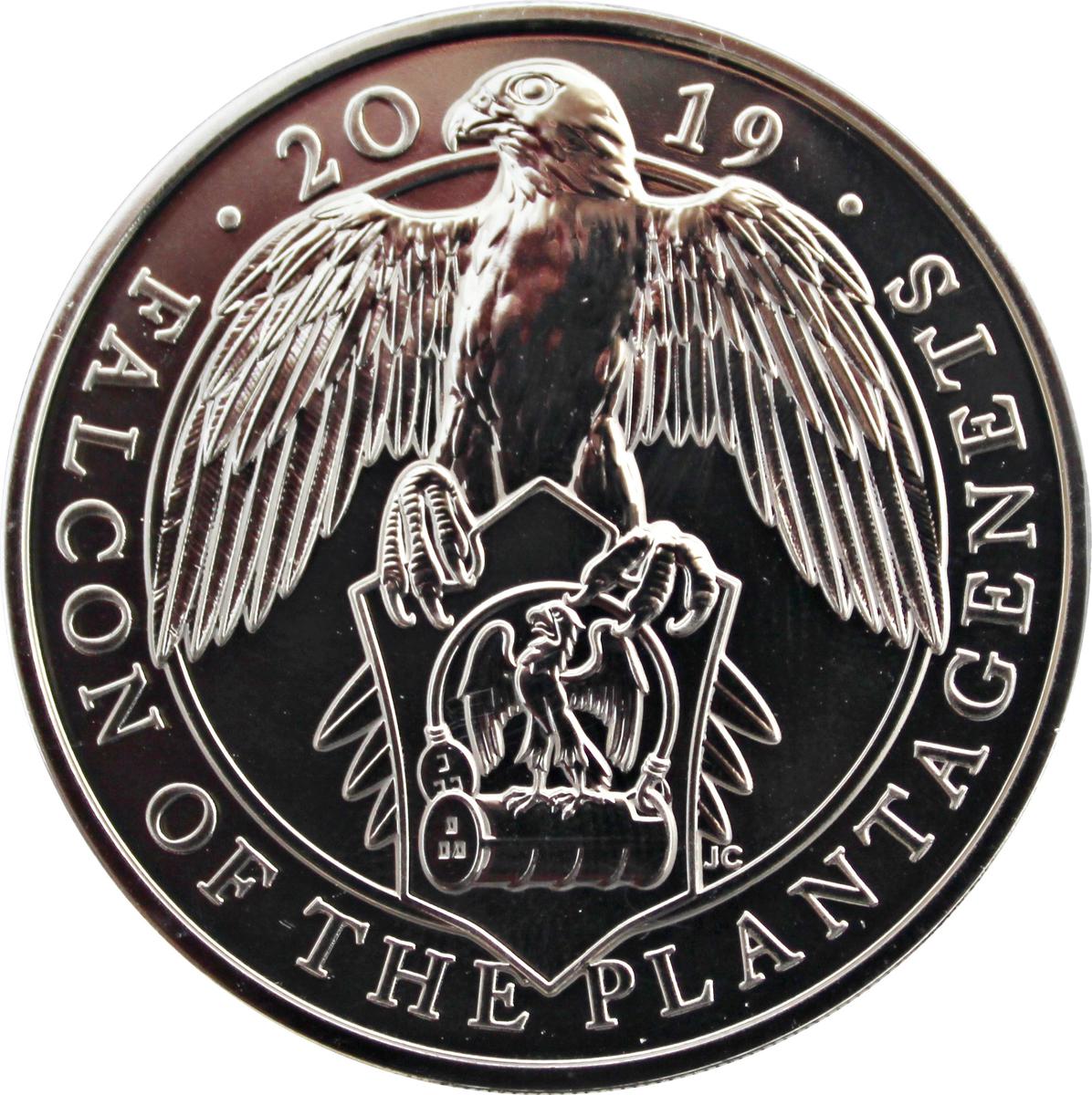 Coin 5 Pounds - Elizabeth II (5th portrait; Falcon of the Plantagenets) Reino Unido undefined
