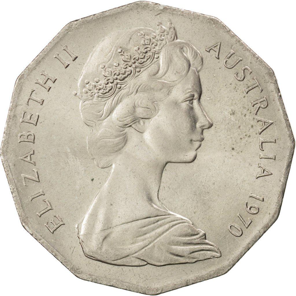 Coin 50 Cents - Elizabeth II (2nd Portrait - Captain Cook) Austrália undefined