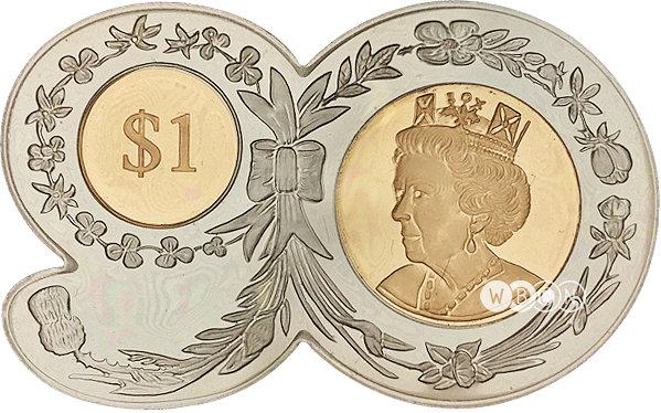 Coin 1 Dollar - Elizabeth II (90th birthday) Ilhas Virgens Britânicas undefined