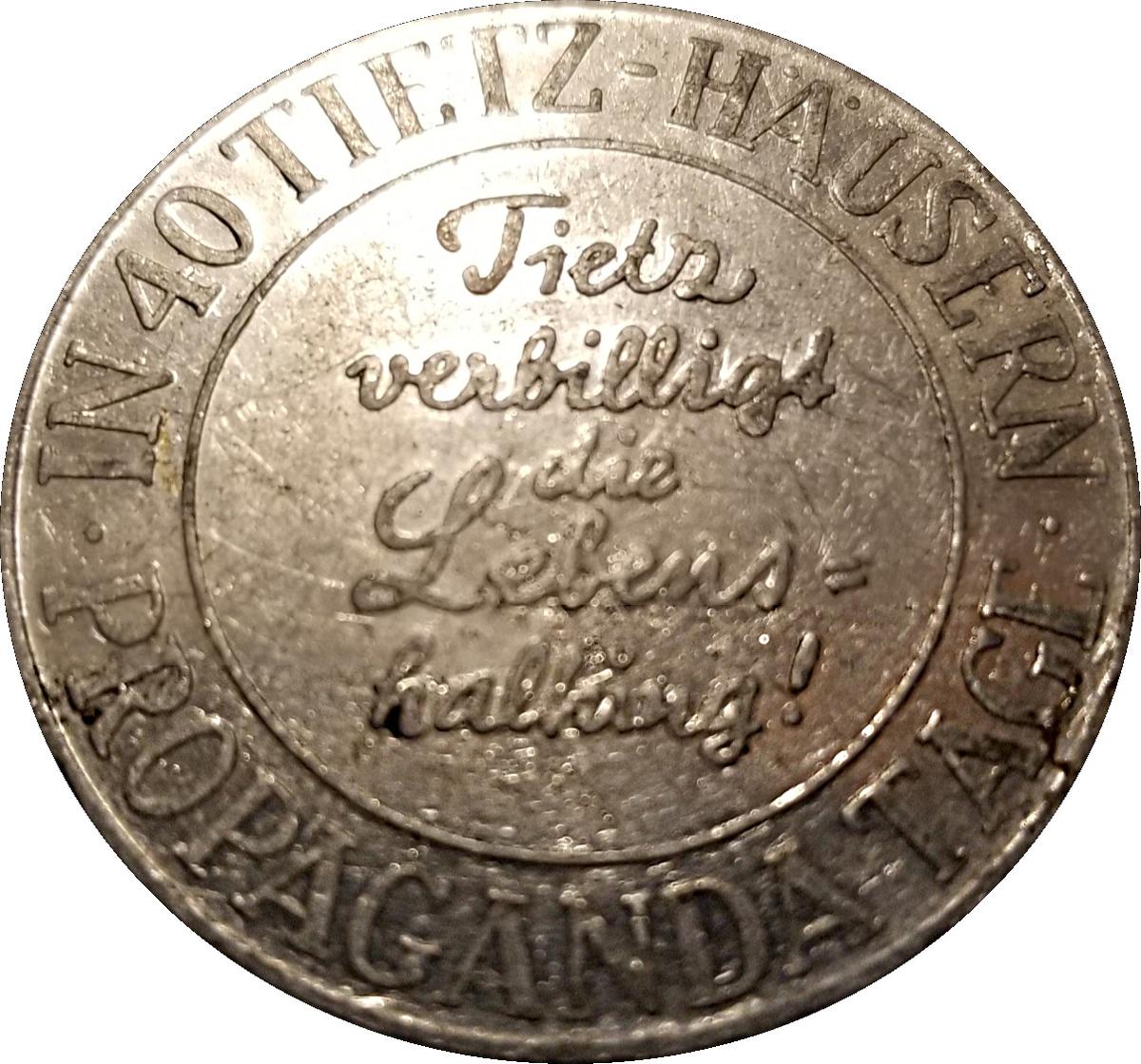 Coin Token - Tietz Department Stores Propaganda Alemanha undefined