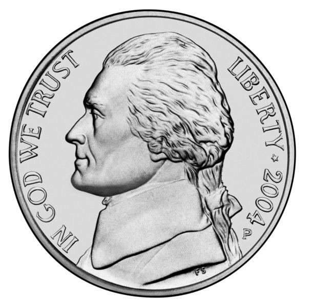 Coin 5 Cents "Jefferson Nickel" (Louisiana Purchase) Estados Unidos undefined