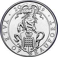 Coin 5 Pounds - Elizabeth II (5th portrait; The Yale of Beaufort) Reino Unido undefined