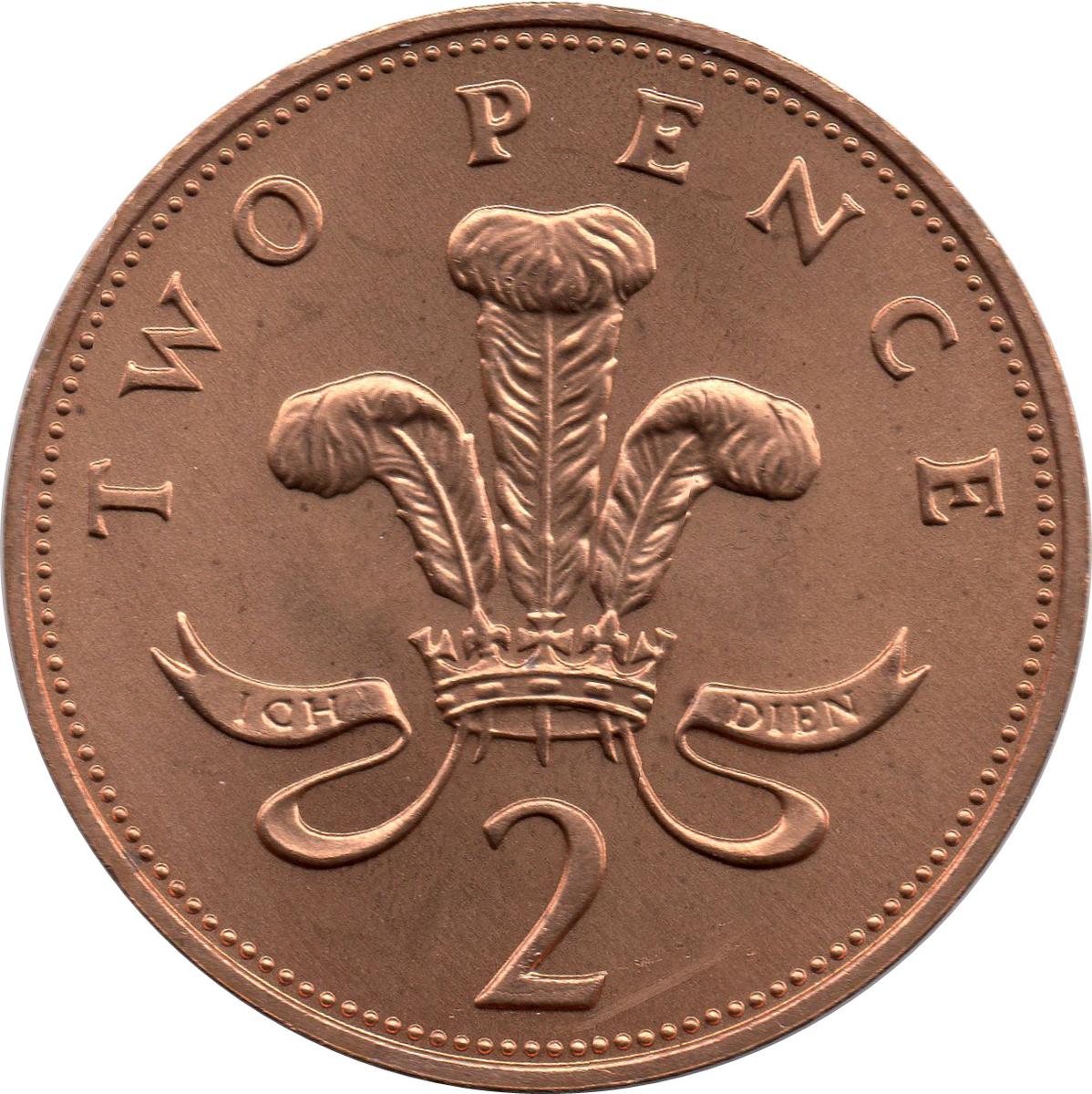 Coin 2 Pence - Elizabeth II Reino Unido undefined