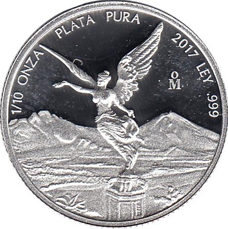 Coin 1/10 Onza "Libertad" (Silver Bullion Coinage) México undefined