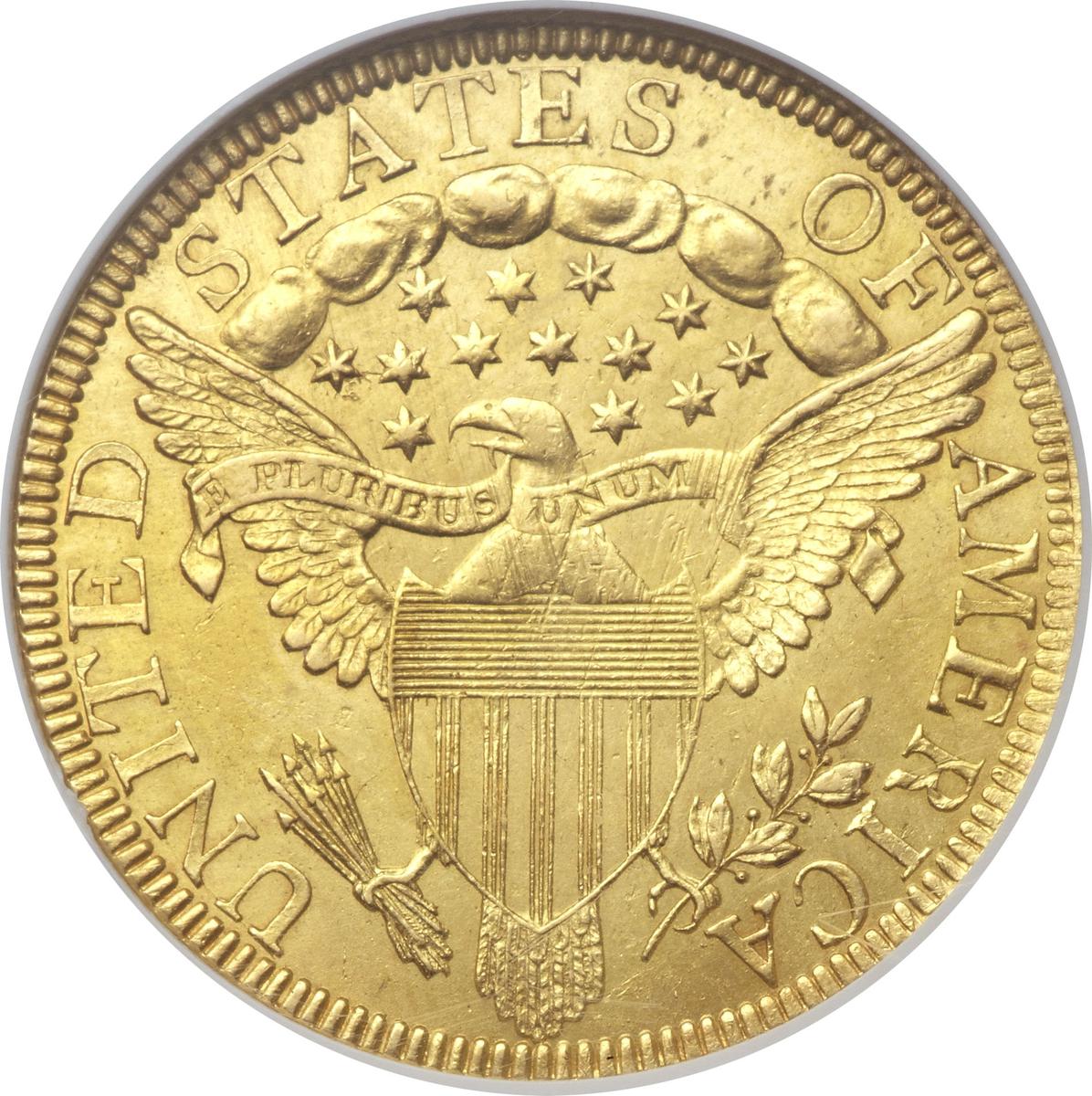 Coin 10 Dollars "Liberty Cap / Large Heraldic Eagle - Eagle" Estados Unidos undefined