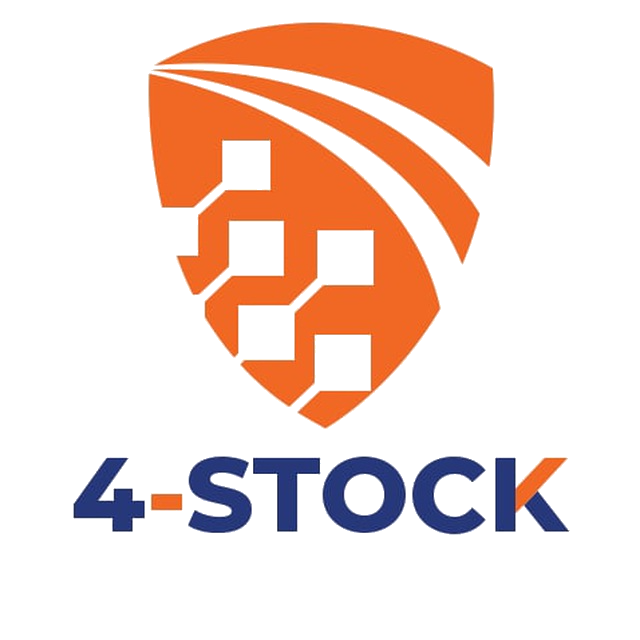 Logo stock. 4stock.