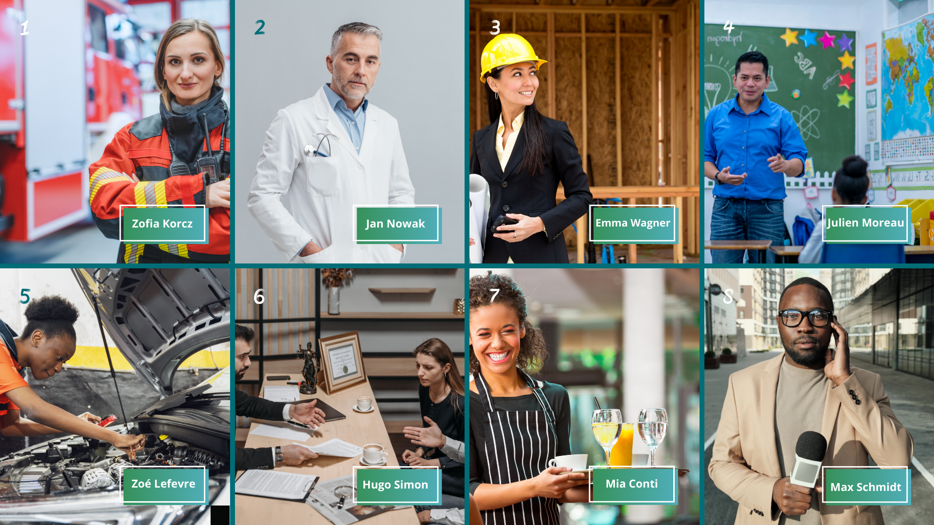 Professions and studies