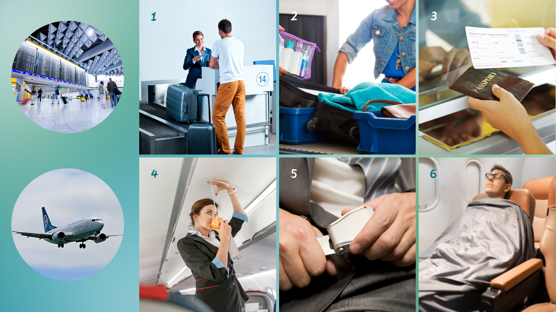 A2.4: All'aeroporto e sull'aereo.