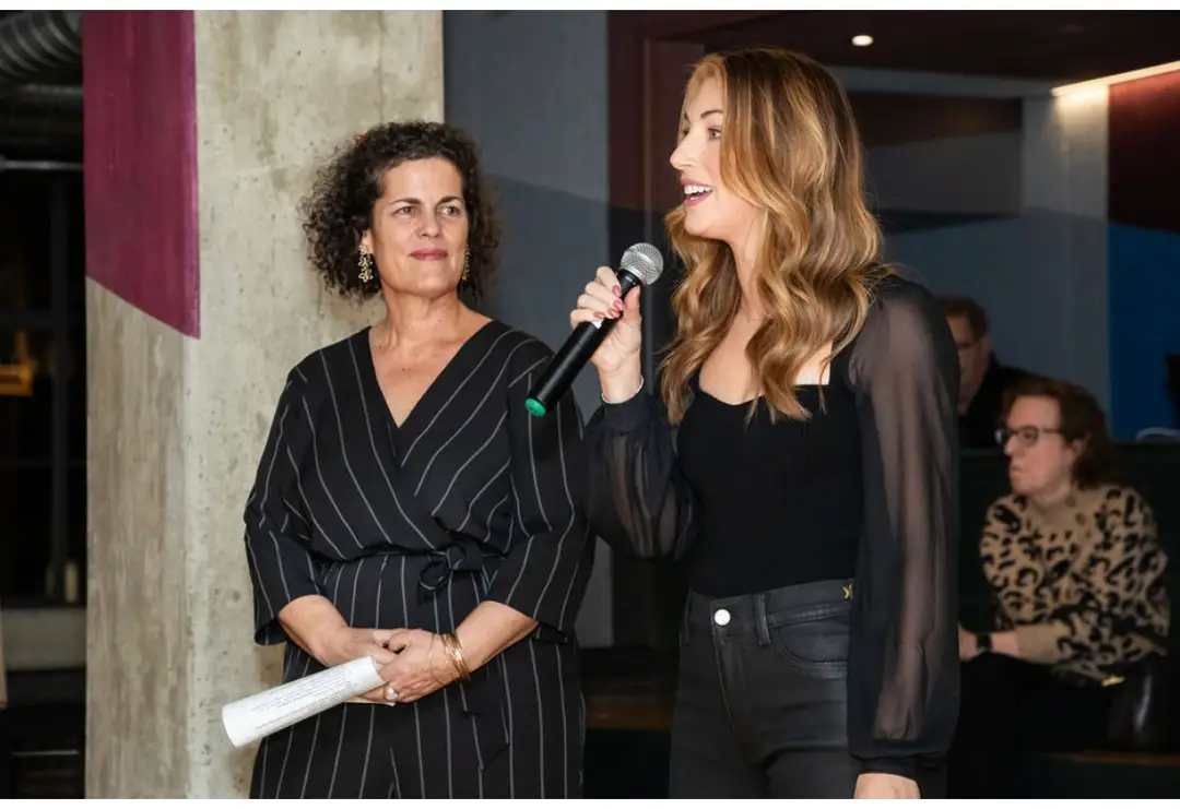 Ali giving a speech