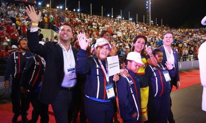 Resultado de imagen para Inicia la fiesta mundial de la inclusiÃ³n de Olimpiadas Especiales en RD