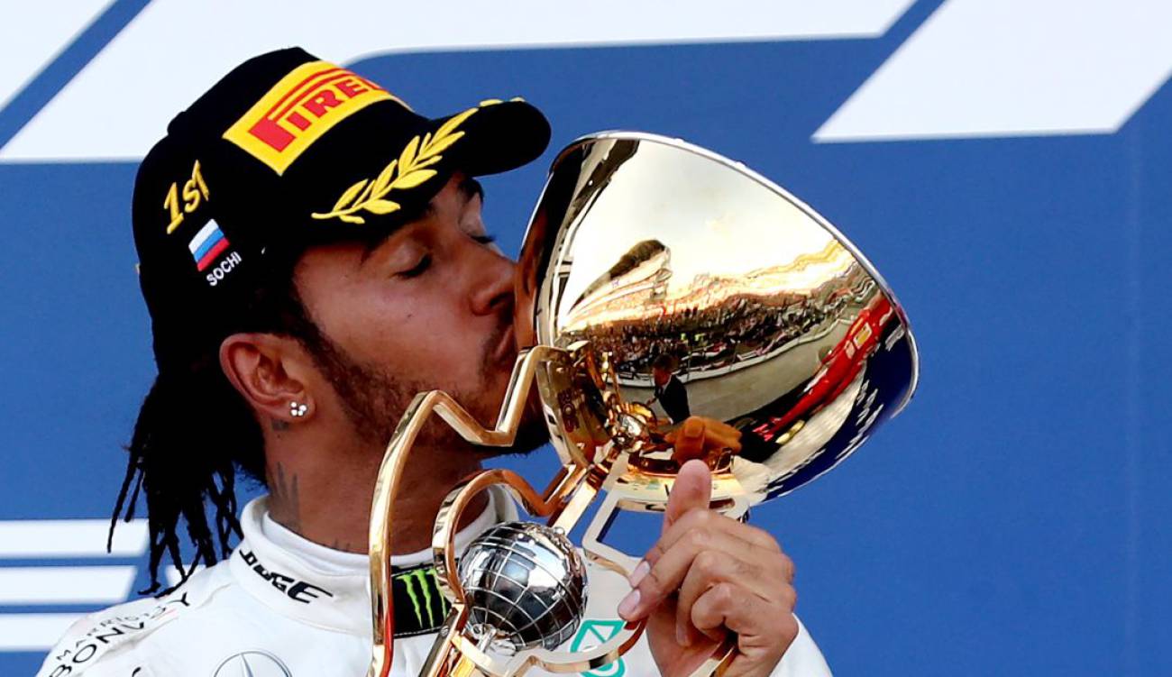 El británico Lewis Hamilton volvió al triunfo en el GP de Rusia