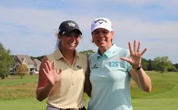 Golfista dominicana Rachel Kuehn gana primer evento universitario