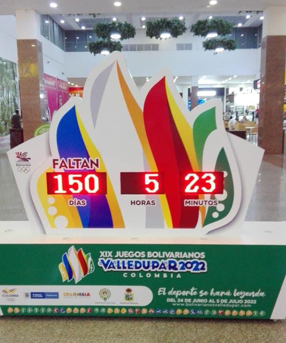 Arranca cuenta regresiva a 150 días Juegos Bolivarianos Valledupar
