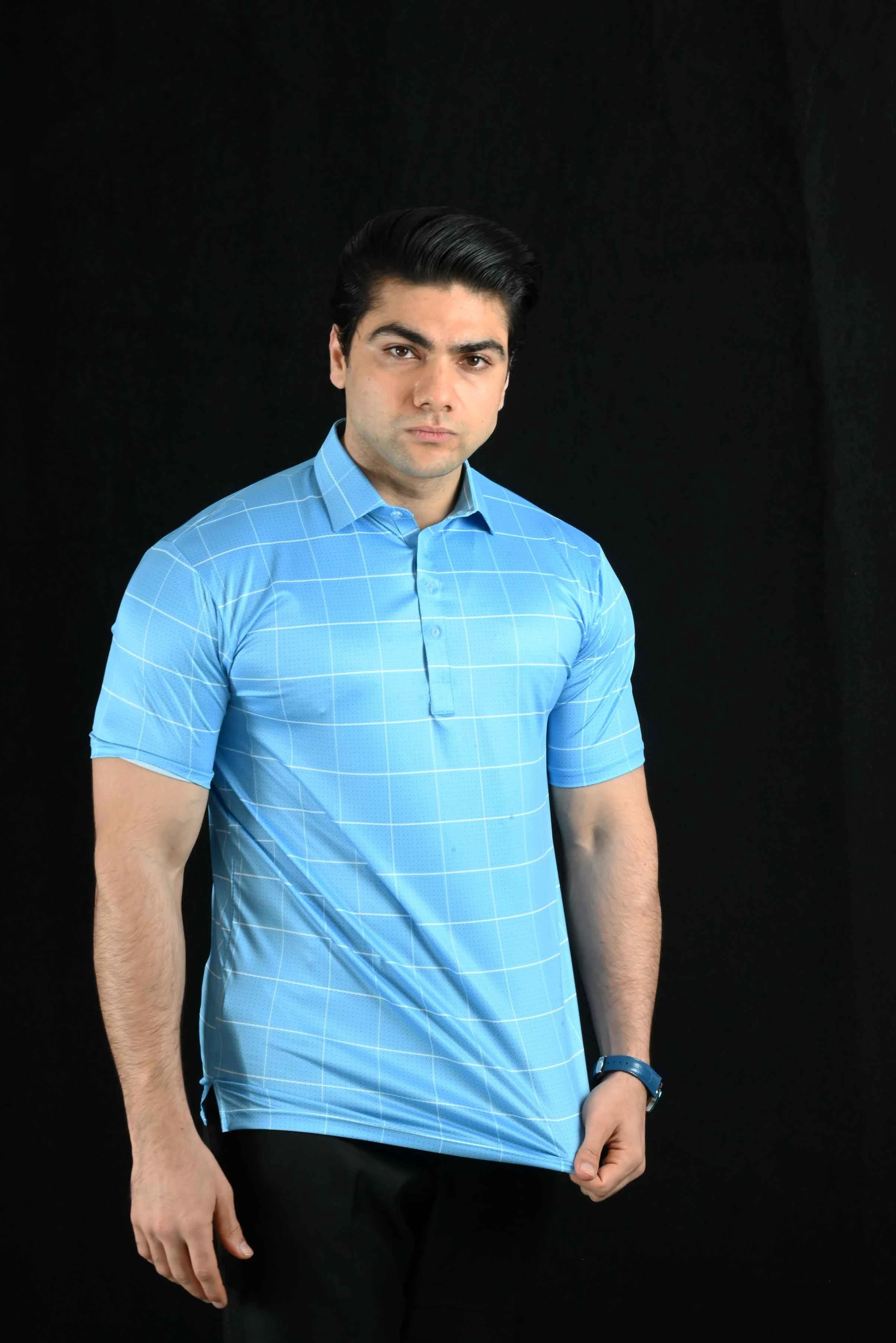 Dress collar polo shirt
