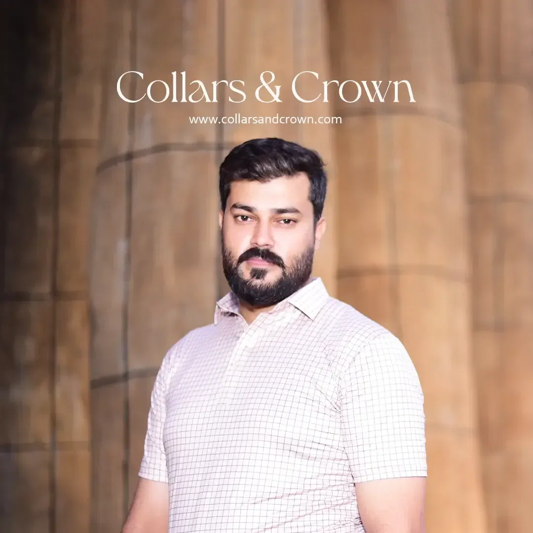 Dress collar polo shirt