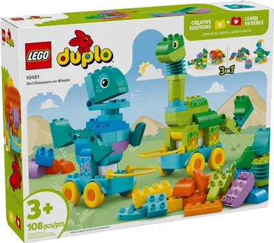 3in1 Dinosaurs on Wheels