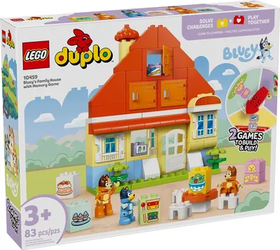 Bluey's Family House with Memory Game