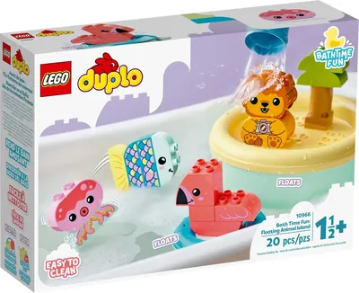 Bath Time Fun: Floating Animal Island