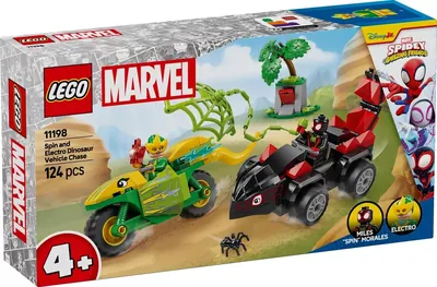 Spin and Electro Dinosaur Vehicle Chase