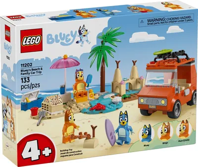 Bluey's Beach & Family Car Trip