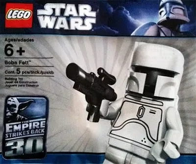 White Boba Fett Figure