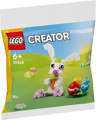 Easter Bunny with Colorful Eggs