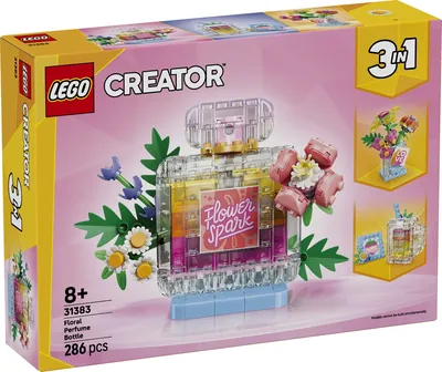 Floral Decor Perfume Bottle