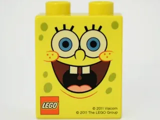 4066pb403 Promotional SpongeBob Duplo Brick