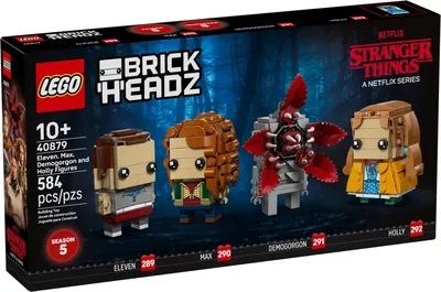 Eleven, Max, Demogorgon and Holly Figures
