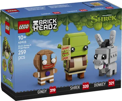 Shrek, Donkey & Gingy Figures