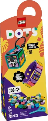 Neon Tiger Bracelet & Bag Tag