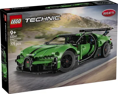 Green Bugatti Chiron Pur Sport Hypercar