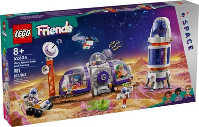 Mars Space Base and Rocket
