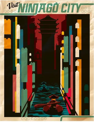 LEGO NINJAGO City Poster