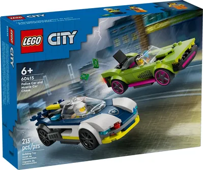 Police Car and Muscle Car Chase