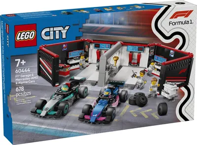 F1 Garage & Mercedes-AMG & Alpine Cars