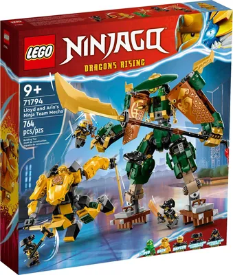 Lloyd and Arin's Ninja Team Mechs