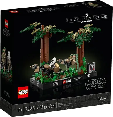 Endor™ Speeder Chase Diorama