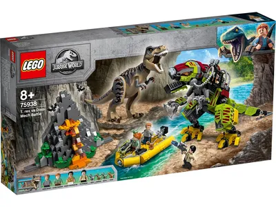 T. rex vs Dino-Mech Battle